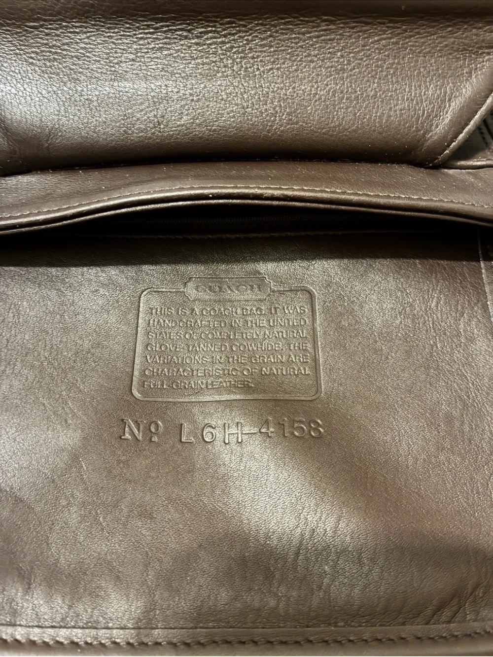Vintage Coach 1996 Legacy SoHo Collection Top Handle bag in mahogany 4158 - Picture 5 of 8